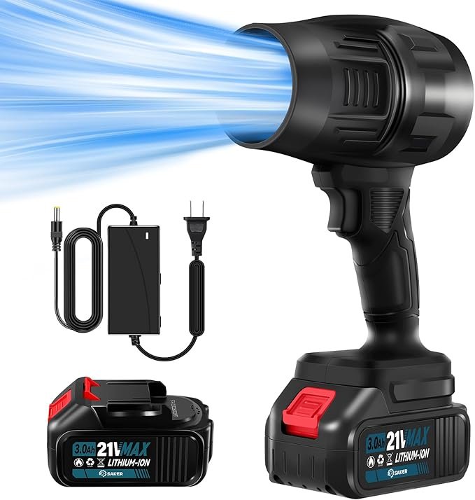 Saker cordless leaf blower, dust cleaner 2 71nkAe3Y2jL. AC SX679 YourLifeSupplies